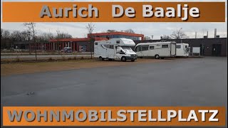 Wohnmobilstellplatz Aurich Niedersachsen De Baalje Bad Nordsee [upl. by Rolfe]