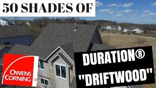 50 Shades Of Driftwood Shingles Aerial Drone Footage to help visualize Shingle colors [upl. by Lothario120]