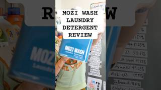 Mozi Wash Laundry Detergent Review laundry laundrydetergent review [upl. by Marabel103]