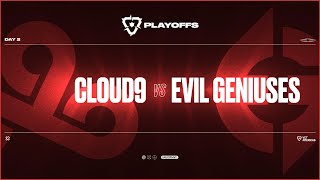 C9 vs EG  VCT Americas Stage 1  Playoffs Day 2  Map 1 [upl. by Oznohpla]