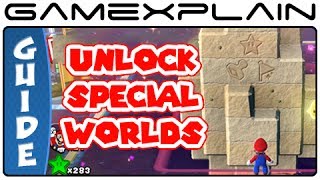 Unlock Special Worlds in Super Mario 3D World  Guide amp Walkthrough Wii U [upl. by Kenweigh]