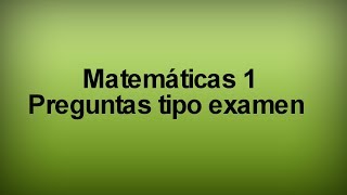 Preparatoria Abierta  matemáticas 1  preguntas tipo examen [upl. by Anitrebla]