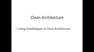 5AutoMapper in Web API In Clean Architecture شرح بالعربي [upl. by Ylecic]