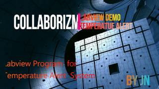 LabVIEW Temperature Alert Demo [upl. by Nalad]