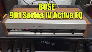 Bose 901 Series IV Active Equalizer Demo [upl. by Aicilas]