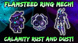 NEW Calamity Rust and Dust MECH SUIT Showcase  Flamsteed Ring Terraria Calamity 145 Update [upl. by Ailugram]