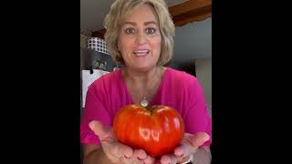 Humongous Tomato from Our Family Garden 🍅 Shorts [upl. by Olney]