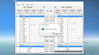 Handball Match Reporter  Saving data and Creating match report [upl. by Wilburn]