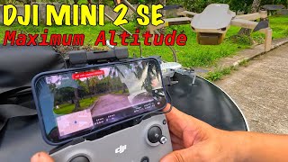 How to Change Max Altitude on DJI Mini 2 SE [upl. by Elcin]