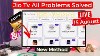 Jio Tv All Problems Solved ⚡ Jio Tv Go  Jio Tv On Android Tv  Install Jio TV on Smart TV [upl. by Brent851]