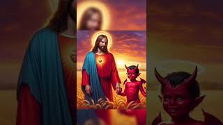 God vs Devil jesuschrist christianmotivation bible jesus shortsfeed [upl. by Nicholas]