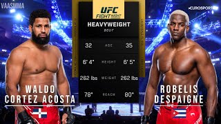 WALDO CORTEZ ACOSTA VS ROBELIS DESPAIGNE FULL FIGHT UFC ON ESPN 56 [upl. by Asilana]