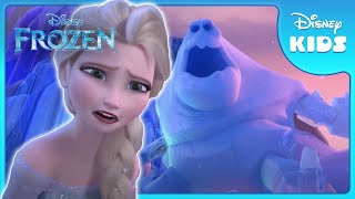 Marshmallow Chases Anna amp Kristoff  Frozen  Disney Kids [upl. by Woermer871]