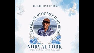 Norval Cork Home Going Service🕊 [upl. by Pangaro76]