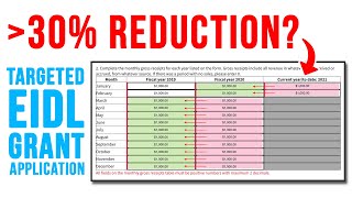 Targeted EIDL Grant How to Calculate Gross Receipts [upl. by Pineda275]