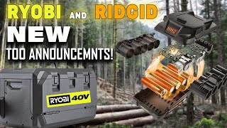 Ryobi and Ridgid announce new tools [upl. by Attenat]