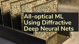 Alloptical machine learning using diffractive deep neural networks  TDLS [upl. by Darryn]