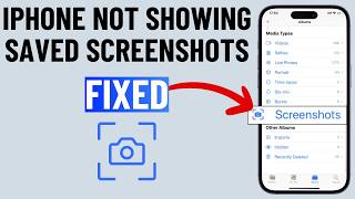 Fix Photos App Not Showing Screenshots and Screen Recordings on iPhone [upl. by Nart444]