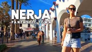 Nerja Spain Fantastic Town November 2023 Update Costa del Sol  Axarquía  Málaga 4K [upl. by Medorra104]