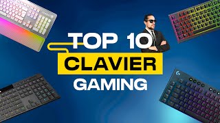 TOP 10 MEILLEURS CLAVIERS PC GAMER 2024 [upl. by Ahsiela]