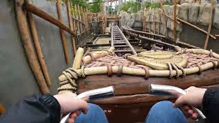 Parc Asterix  Toutatis  Onride First Row 4K [upl. by Phail]