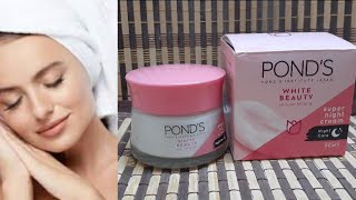 Ponds White Beauty Night Cream Rang gora krne wli cream [upl. by Acisej]