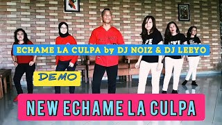 NEW ECHAME LA CULPA  DJ NOIZ amp DJ LEEYO  Line Dance  Demo by MAMEK CHIKA amp FRIENDS  JULY 2019 [upl. by Syverson]