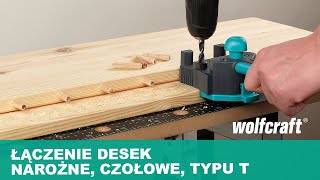 Łączenie desek  przyrząd do połączeń kołkowych  wolfcraft [upl. by Garzon]