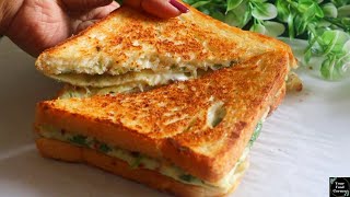 OMG This is so Delicious  Spicy amp Cheesy Bread Omelette Sandwich Recipe  Easy Breakfast Recipe [upl. by Adnav986]