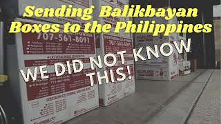 Ask This Before Sending Balikbayan Boxes To The Philippines [upl. by Ahsieyk354]