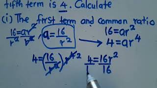 ECZ Geometric Progression GP  2019 GCE And 2018  Harrison J Zulu Tutor [upl. by Ruzich]