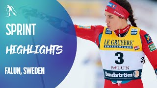 Skistad makes backtoback Sprint wins  Falun  FIS Cross Country [upl. by Eide]