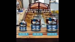 Comment rendre les bois brillant et résistant à leau de mer avec le vernis marin de Ferber Paiting [upl. by Rosmarin]