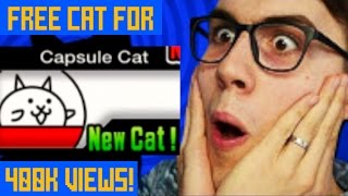 The Battle Cats  MattShea Collab Reward Capsule Cat Review [upl. by Ynnavoj]