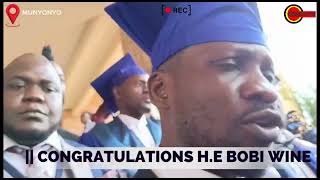 Bobi Wine conferred with Law Degree after 7 years as Cavendish University graduates over 700 [upl. by Aikrehs]