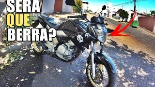 FAZER 250 COM ESCAPAMENTO ESPORTIVO [upl. by Nahtanoj]