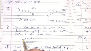 Geometrical isomers cis trans syn anti ez nomenclature ShitalGirase [upl. by Ddal]