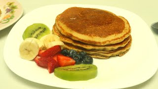 HOT CAKES🥞DE AVENA CON MANZANA LA MEJOR RECETA [upl. by Pool]