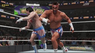 WWE 2K19  Adonis Creed vs Rocky Balboa [upl. by Nsaj]