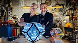 Adam Savages One Day Builds Rhombic Dodecahedron with Matt Parker [upl. by Aramois]