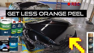 Get LESS ORANGE PEEL in your PAINT JOB [upl. by Lurline]