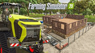 Farming Simulator 25 News CONSTRUIRE SA MAISON amp Dautres agriculteurs sur la map  FS25 NEWS [upl. by Nyre]