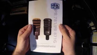 Unboxing Heil Studio Microphone PR 781 [upl. by Legge]