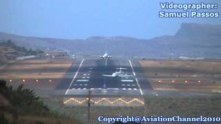 GoAround • Various Landings  Various Airlines • Madeira [upl. by So]