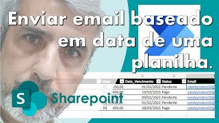 Power Automate Enviando Email baseado em uma coluna do Excel [upl. by Norud]