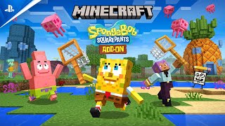 Minecraft  SpongeBob Addon Launch Trailer  PS4 Games [upl. by Freddi]