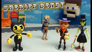 SHERIFF BENDY vs SHOWDOWN BANDIT Series 1 Figures Unboxing [upl. by Meredi]