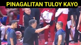 Coach Tim Cone vs Referee Ginebra vs SMB [upl. by Algie]