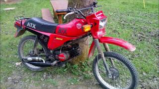 ATX 65cc Airsal leovince ZX EXHAUST [upl. by Walliw]