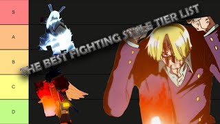 GPO THE BEST UPDATE 10 FIGHTING STYLE TIER LIST [upl. by Anirtep]